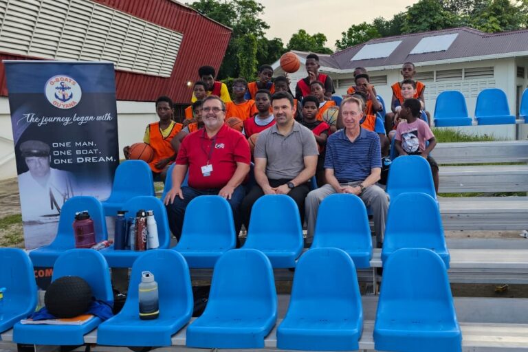 G-Boats Donates Bleachers to Support Guyana’s Youth